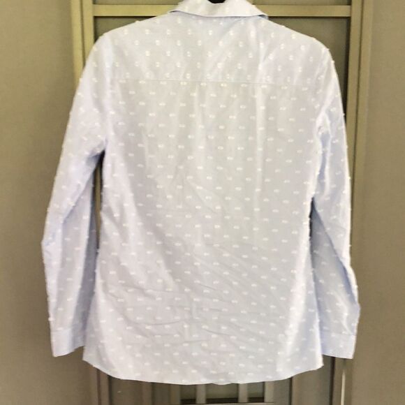 NWOT J.McLauglin pinstripe button down shirt.S - Picture 5 of 6